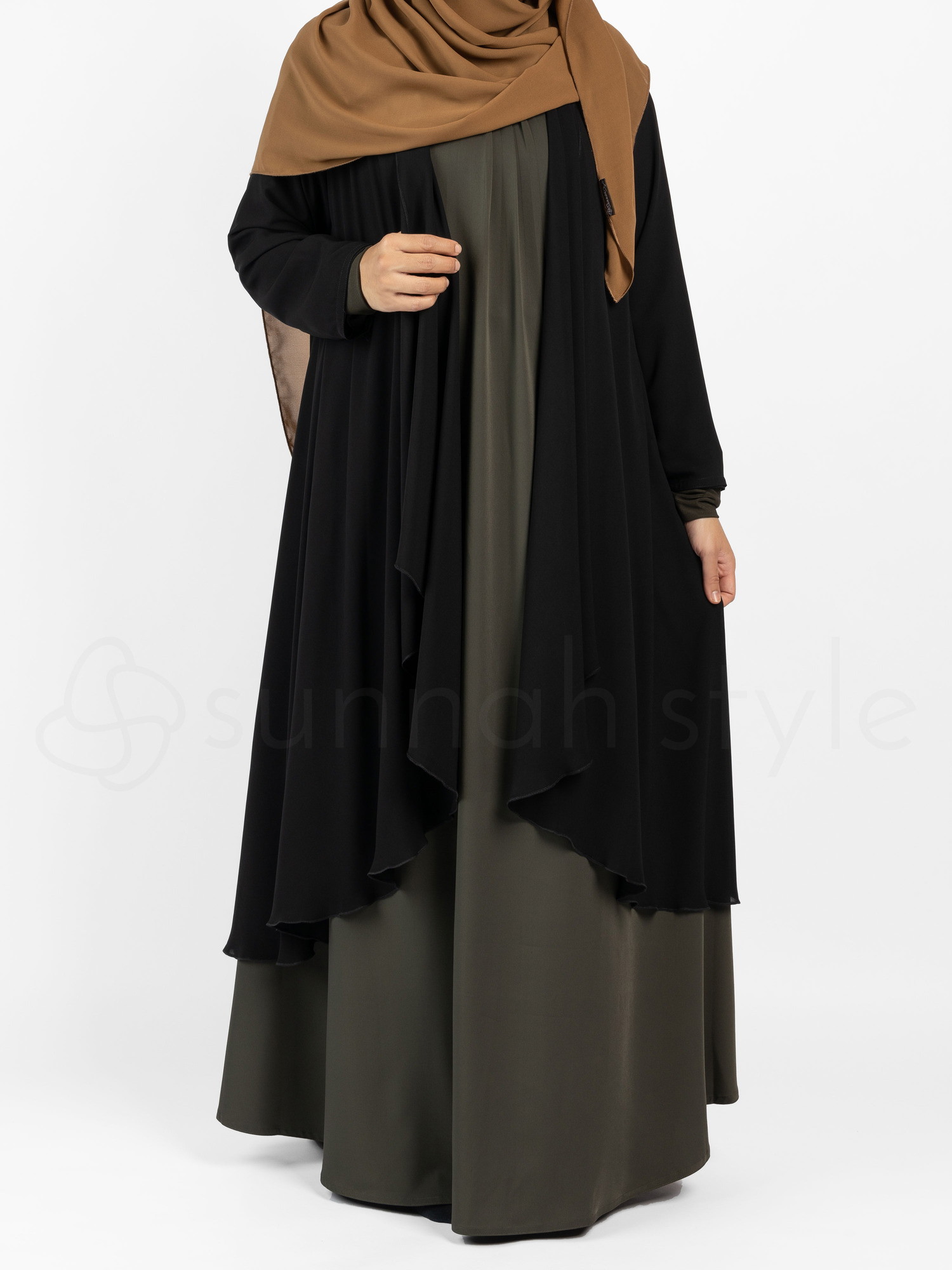 Black cardigan duster best sale