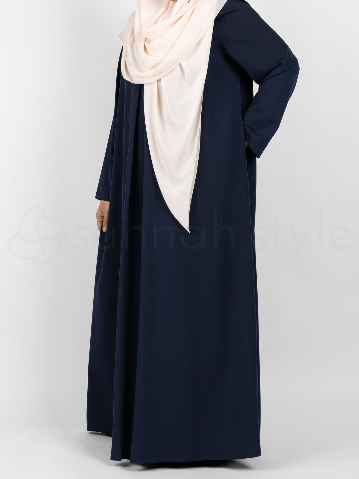 Flare Abaya (Navy Blue)